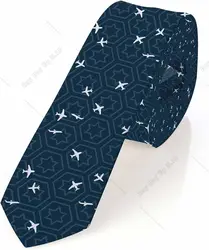 Retro Plane Men's Neckties Retro Classic Circle Geometry Men's Tie for Mens Teens Business Work Casual Wedding Party