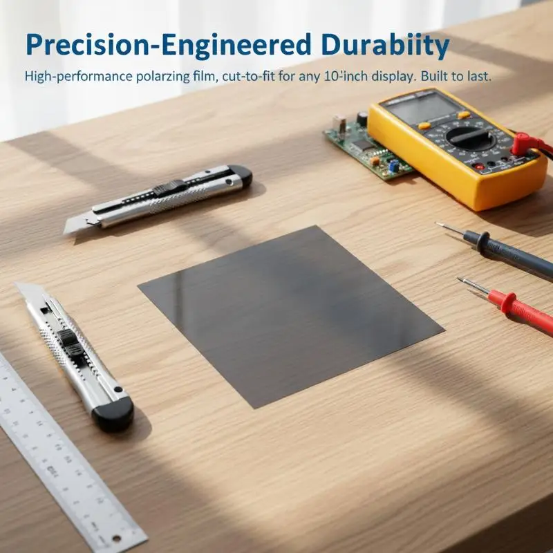 18CMx18CM Polarizing Film Polarizer Watch Multimeter Calculator LCD Display Repair Polarizing Screen Protector