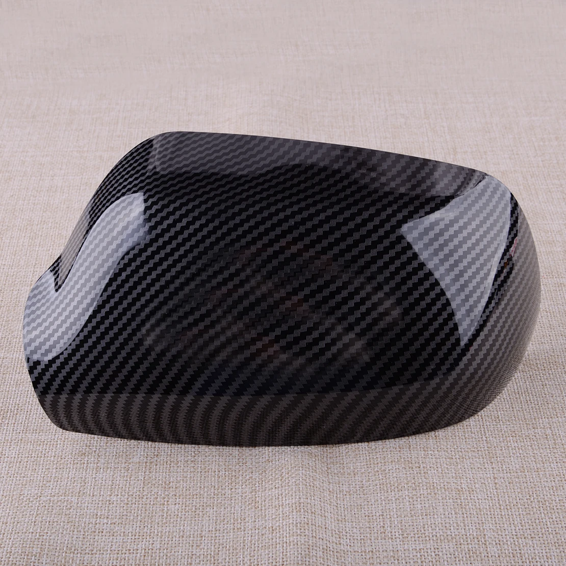 1 Pair ABS Rearview Side Mirror Cover Cap Trim Carbon Fiber Style Fit for Mazda 3 2006 2007 2008 2009 2010 2011 2012