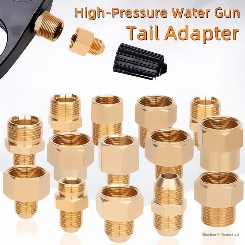 F M Brass Hose Barb Pipe Connector Durable Leak Resistant for Industrial Laboratory Plumbing