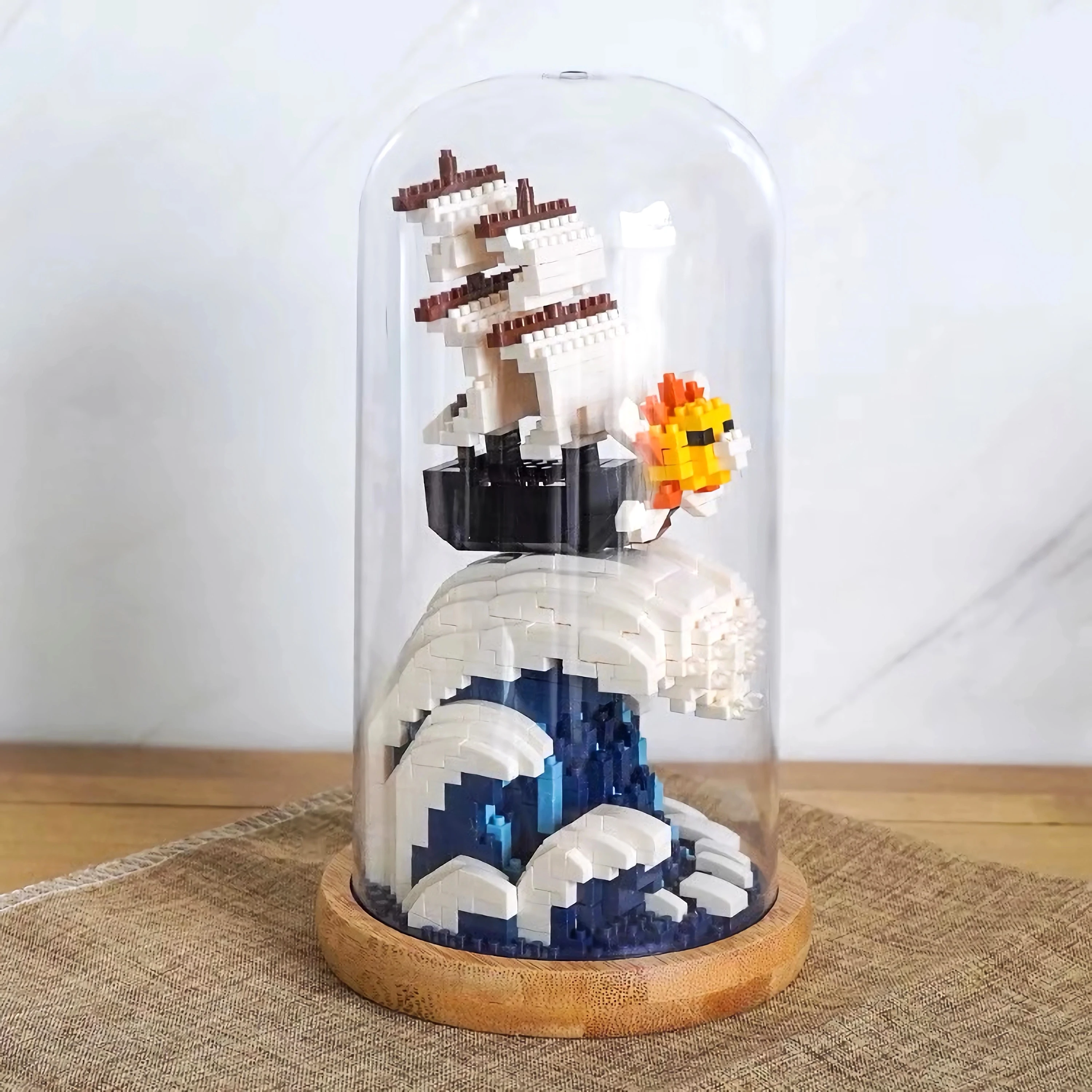 

Популярные детские развивающие строительные блоки, игрушки MOC, изысканная сборка ручной работы, украшение для рабочего стола, мини-кирпич, праздничный подарок