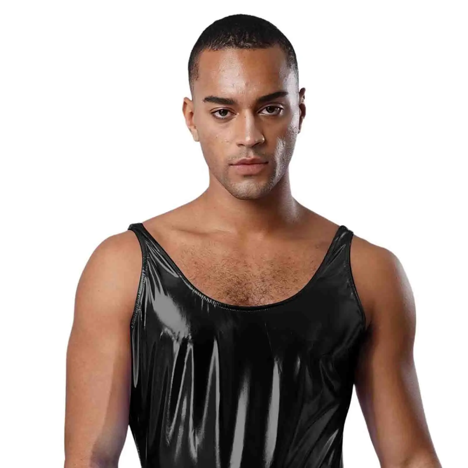 

Adult Men's Fashion Gymnastic Yoga Workout Acrobatics Dance Bodysuits Stage Performance Party Rave Club Pole Dancing Costume