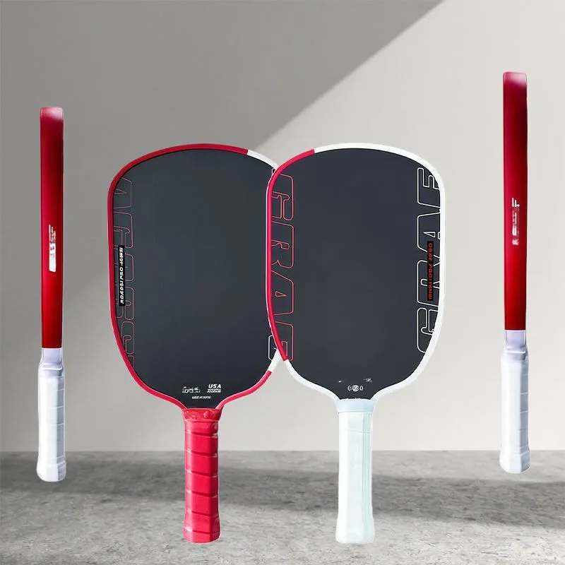

Rough Surface Agasi Pro IV 16mm Large Sweet Spot Gen4 TFP Foam Toray T700 Carbon Fiber Pickleball Paddles