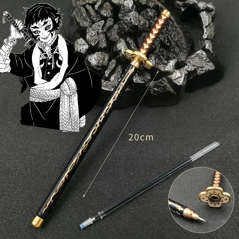 20 cm Unterschriftenstift Mitsuri Shinobu Tanjiro Legierung Echte Größe Kugelschreiber Anime Charakter Zubehör Bürobedarf Geschenke