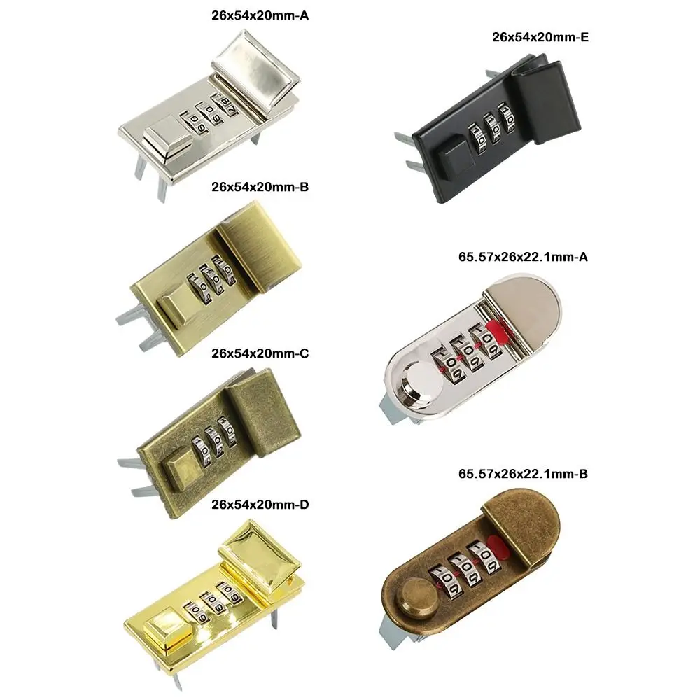 โลหะผสมทนทาน Notepad รหัสผ่านล็อค DIY กระเป๋าเอกสารกันน้ําล็อคโน้ตบุ๊ครหัสผ่านล็อคกระเป๋าเดินทาง