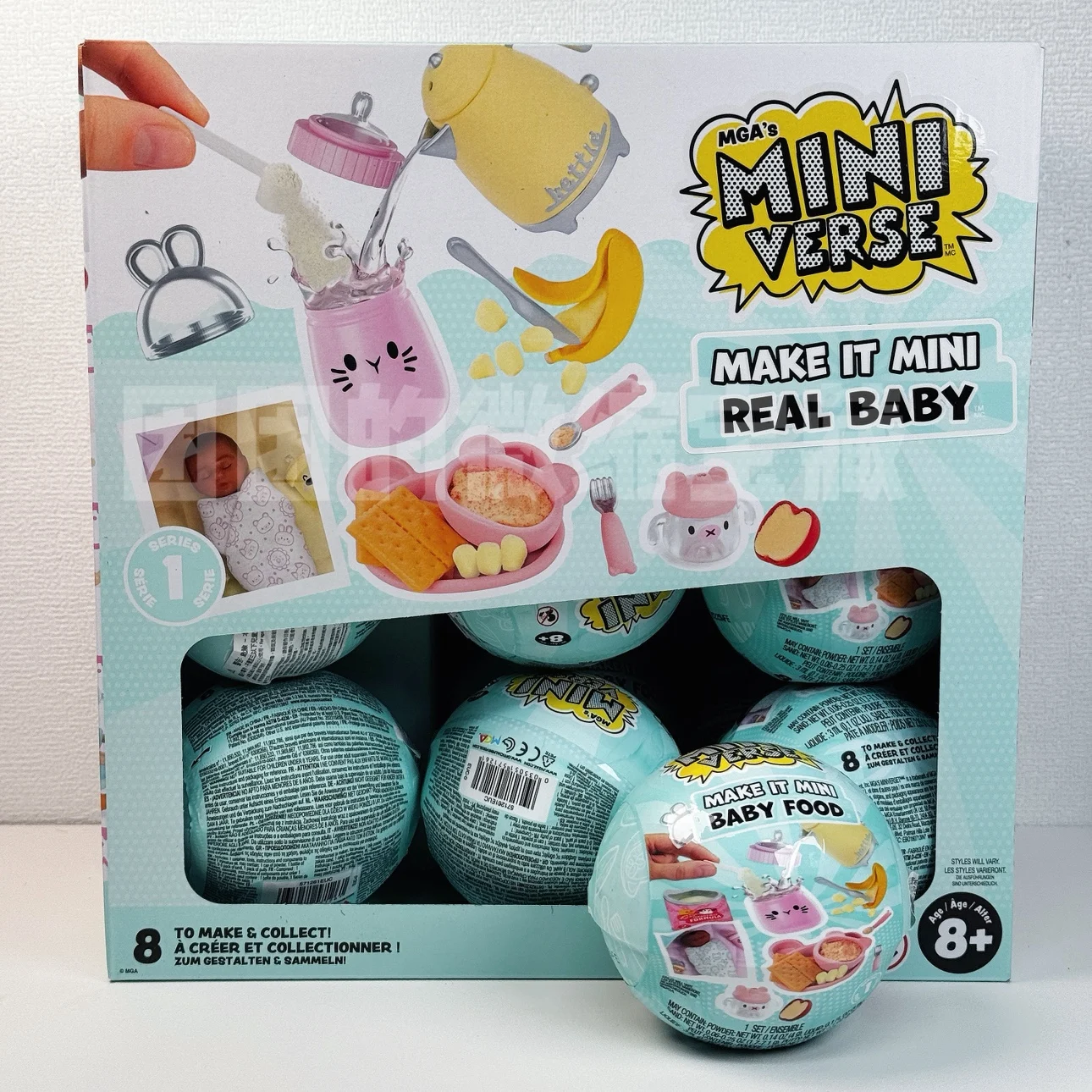 دمية مفاجأة جديدة MGA Miniverse DIY لعبة طعام تكميلية للأطفال كرة صغيرة للفتيات لعبة يدوية مفضلة