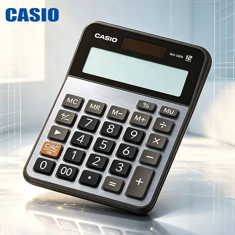 Casio MX-120B/MX-12B/AX-12B/AX-120B/DX-120B Stable Business Calculator, Home Bookkeeping, Store Cashier, desktop Computer