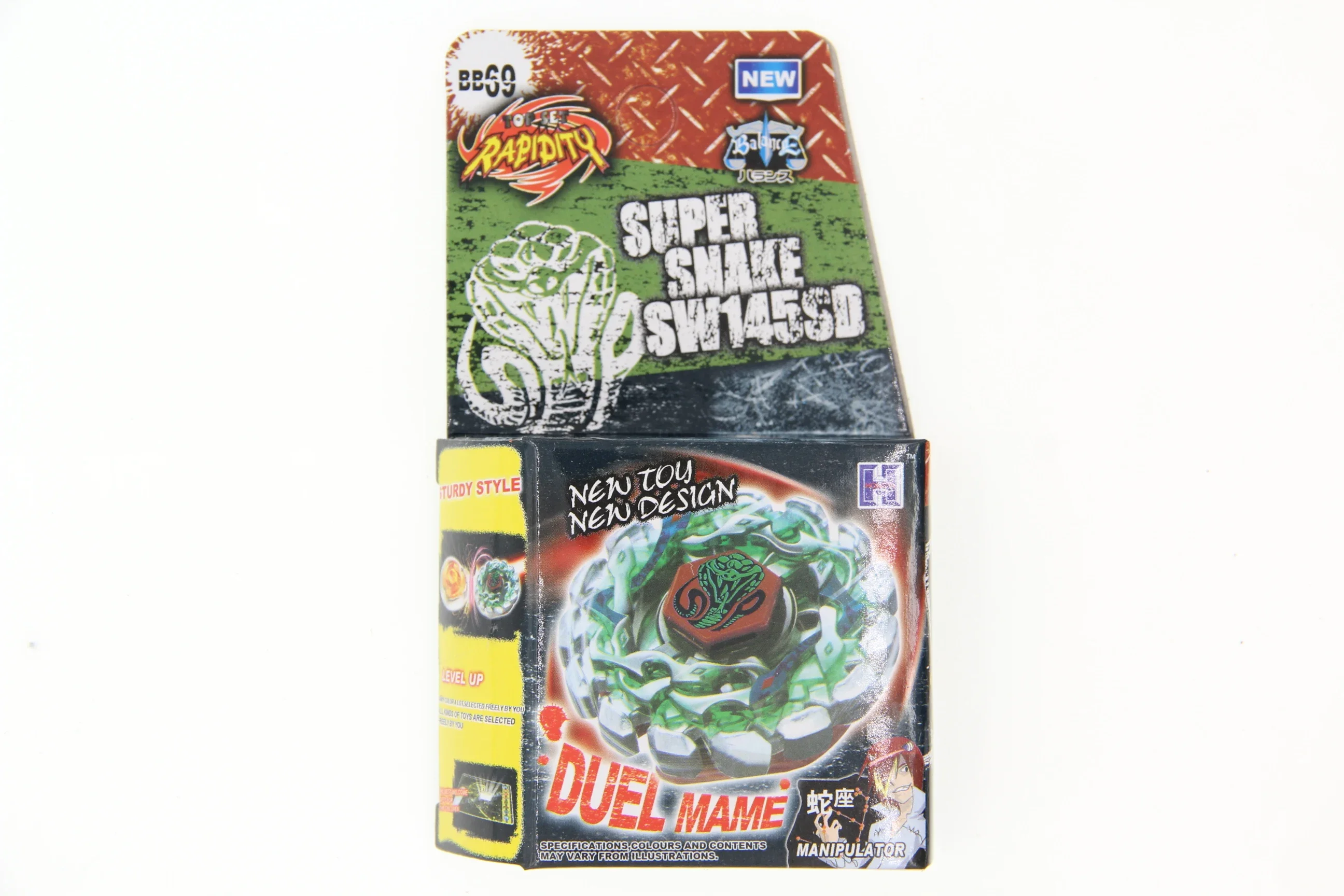 Spinning Top  4D BB65 Without Launcher Rock Escolpio  Masters Fusion Metal YH3465