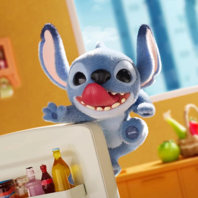 Scatola cieca originale Miniso Stitch Stitch Ohana significa serie famiglia Scatola misteriosa Kawaii Action Figure Ornamento Regalo di compleanno per bambini