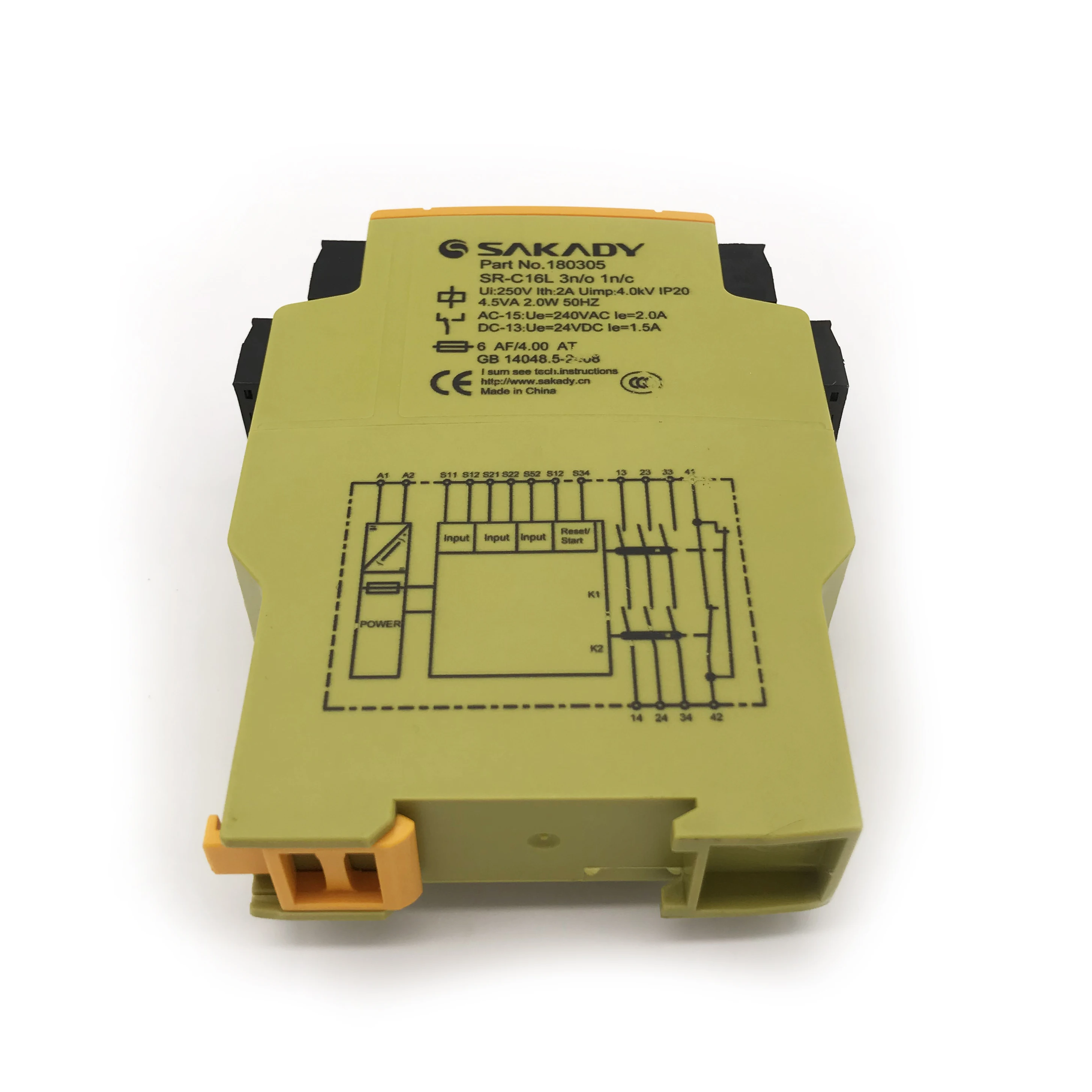 

Заводская цена реле безопасности 24 В переменного тока SR-E16P постоянного тока для лифтовой промышленности