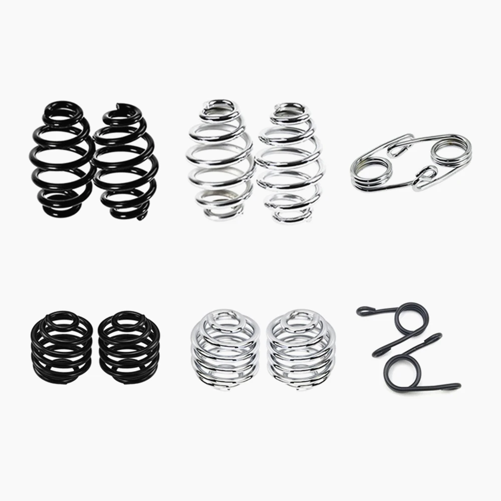 2 stücke Motorrad Sattel Sitz Frühling Solo Sitz Federn Mount Kit Für Harley XL 883 1200 Sportster Touring Road King dyna
