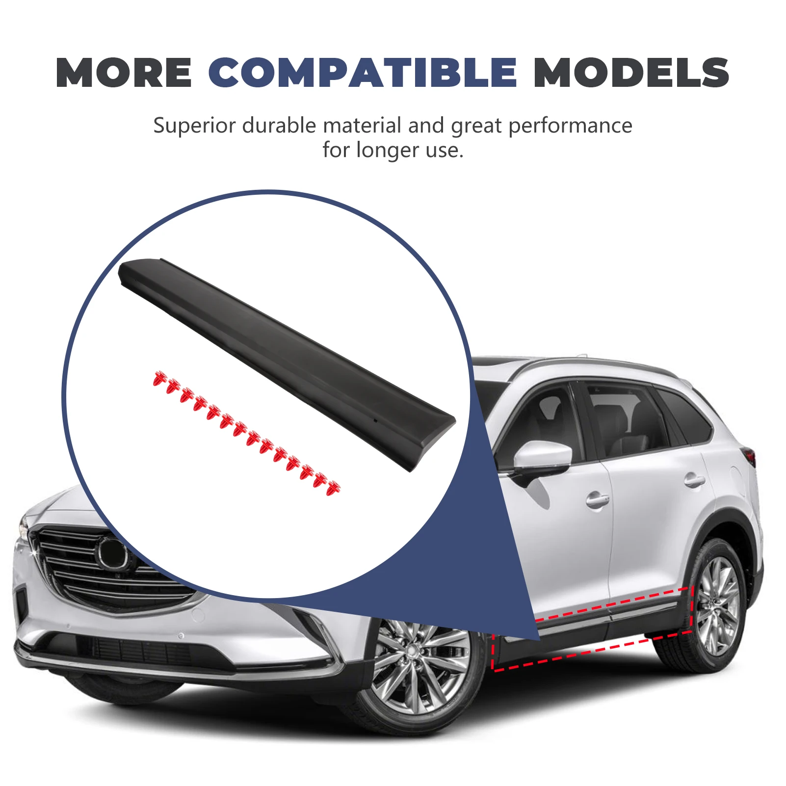 

1 шт. TK48-51-RA0B панель обшивки передней двери пассажира TK4851RA0B для Mazda CX-9 2016-2023