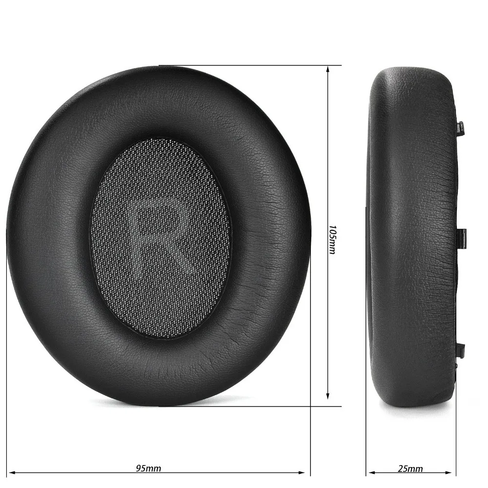 1Pair Replacement Headphone Ear Pads Protein Leather Cooling Gel Headset Earmuff Sponge Foam for Anker Soundcore Life Space Q45 - view 6