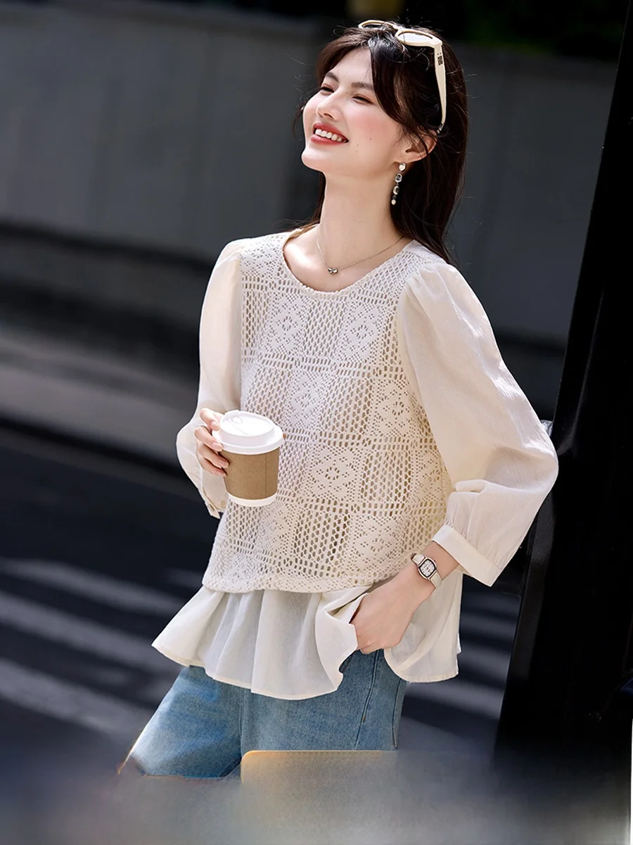 ang-jing-evider-faux-deux-pieces-irt-femmes-rondes-ne-epissure-design-sens-automne-nouveau-sle-minceur-petit-irt