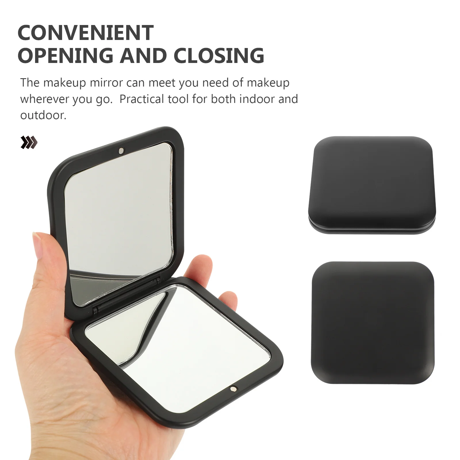 

Foldable Mini Pocket Compact Mirror Travel Makeup Purse Mirror Small Lightweight Magnifying Makeup Tool Compact Mirrors