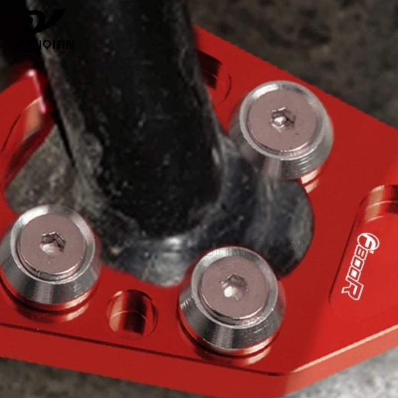 

For BMW F800S F800ST F800R F800GT R1200S HP2 Kickstand Side stand Pad Enlarge Extension Foot Plate 2008-2016 2015 2014 2010 2011