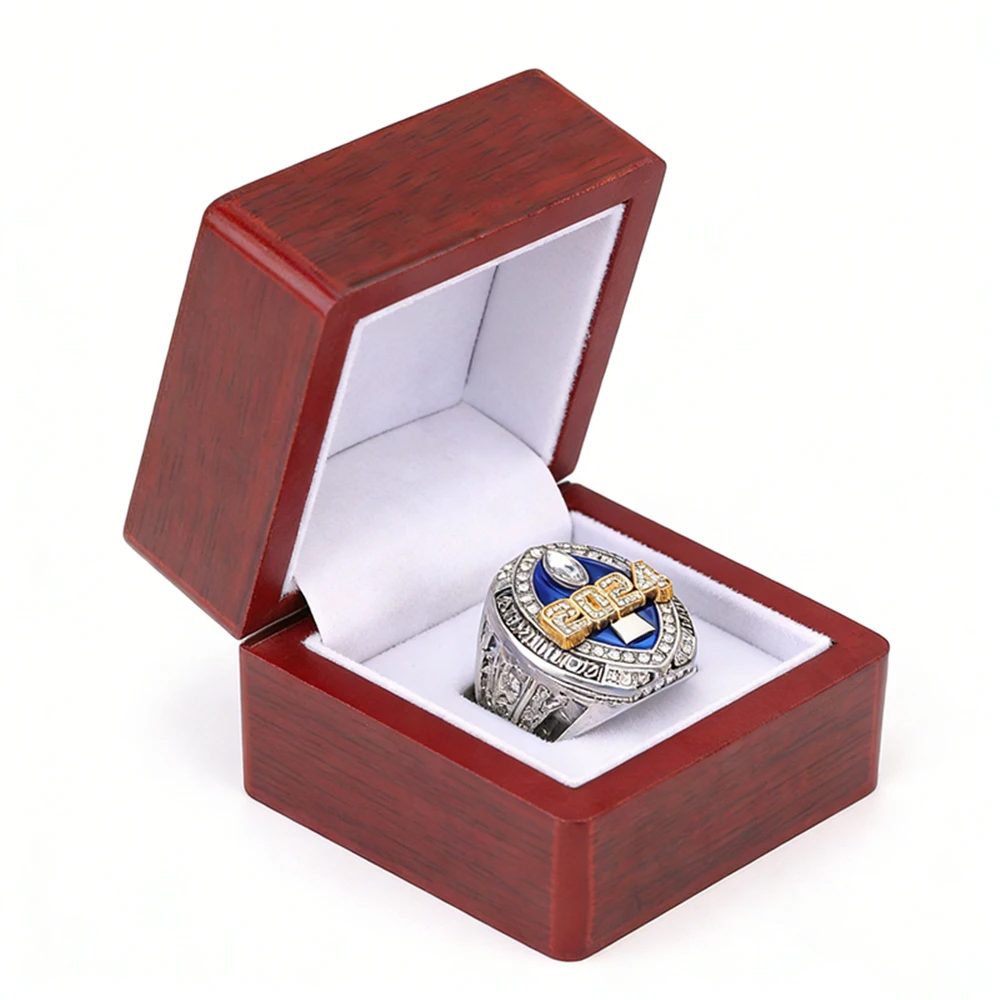 Fantasy Football Championship Ring 2024 League FFL Championship Trophy Rings Premium Award for Fans Mens Gift