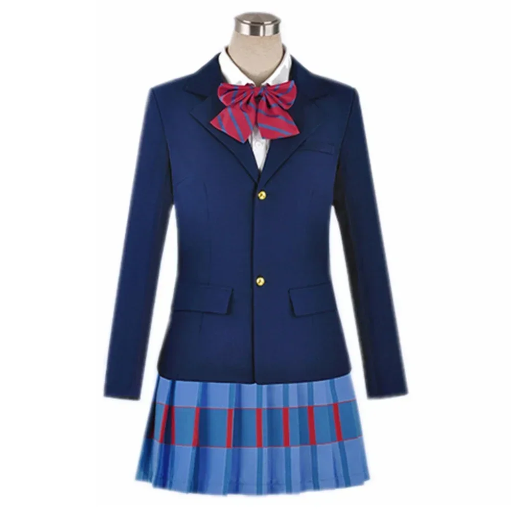 Anime Love Live Cosplay Costume Kousaka Honoka Minami Kotori Ayase Eli Tojo Nozomi Nishikino Maki School Uniform Coat Skirt