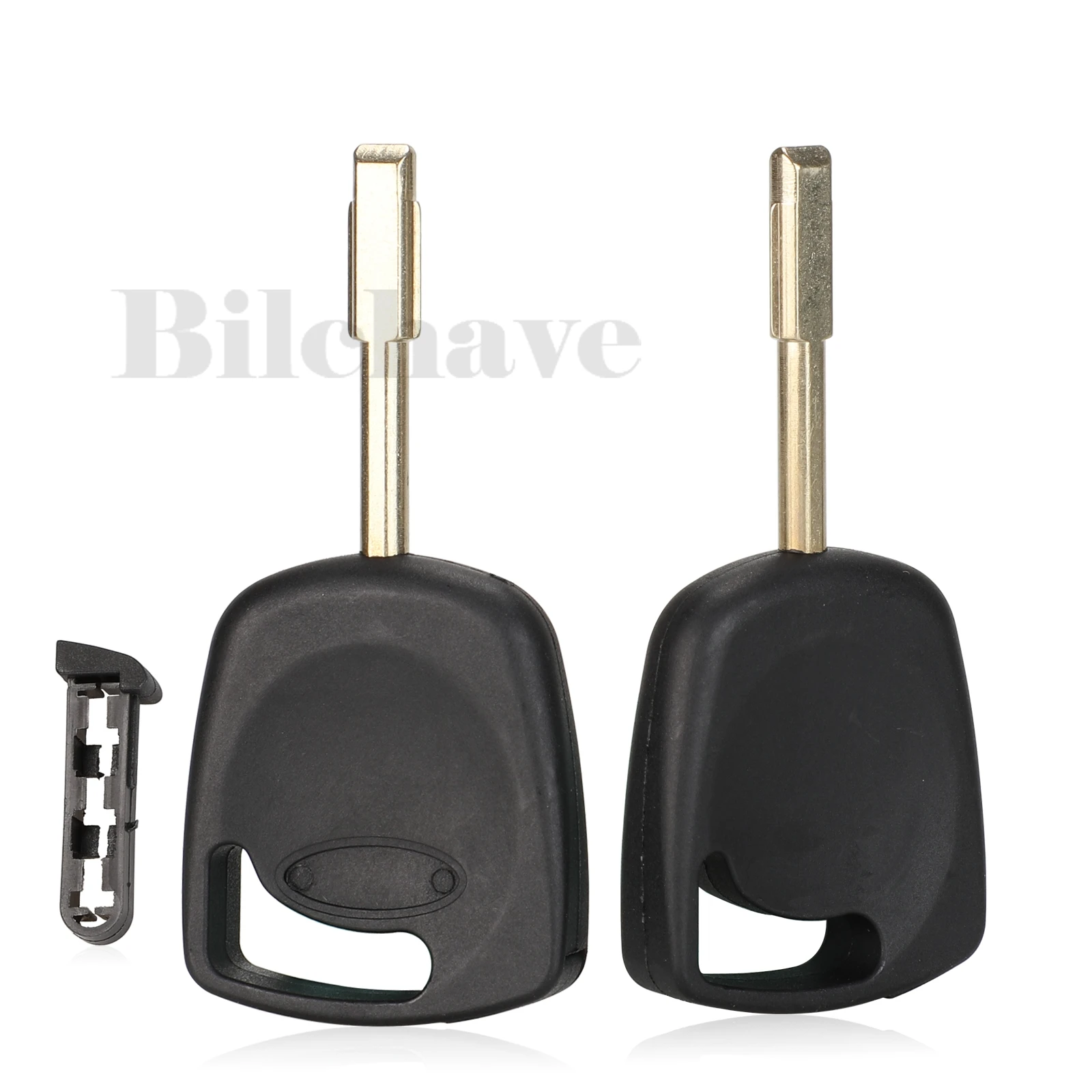 

Bilchave Transponder Car Key Case Shell For Ford Focus Mondeo KA Transit Connect Jaguar XJ8 No Chip Uncut Fo21 Blade