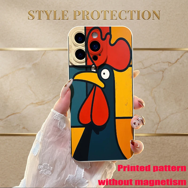 CHAOYIDIAN Funny Graphic TPU Case for IPhone 16 Pro Max / 17 / 17 Pro / 17 Pro Max – Shockproof & Protective