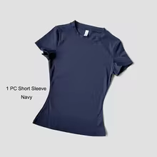 Workout Leggings Breathable Quick Dry Fitness Set for Women - Navy