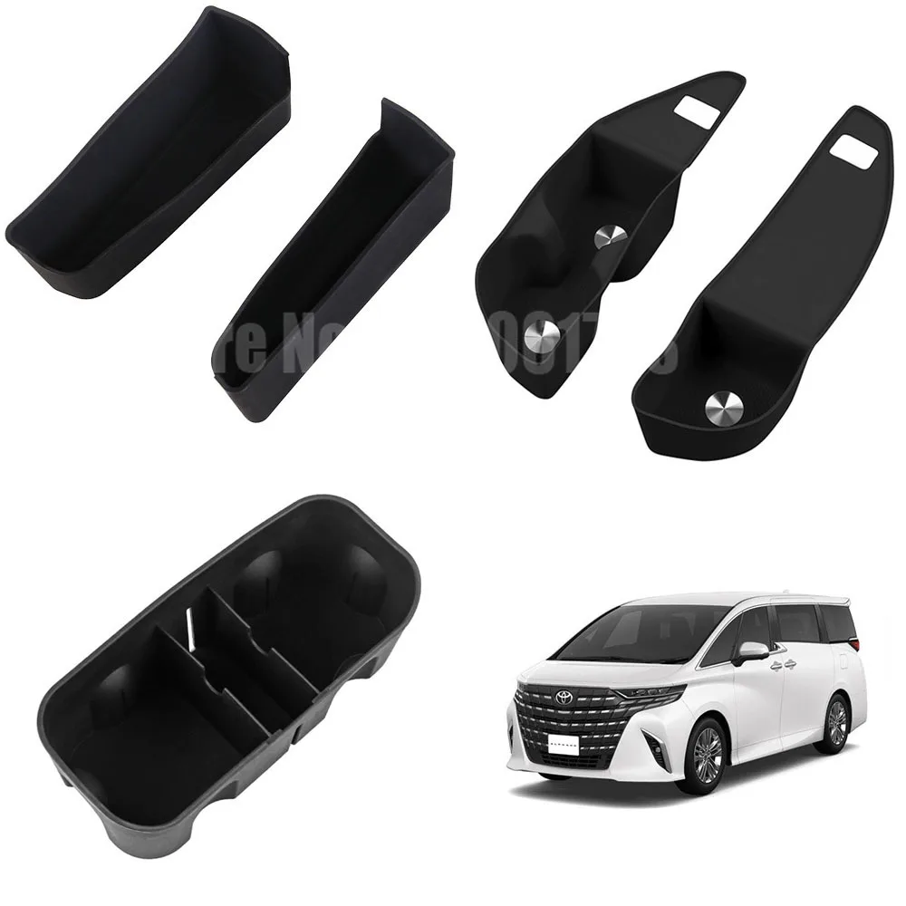 

Fit for Toyota Alphard Vellfire 40 Series 2023 2024 2025 Central Control Storage Box Holder Door Seat Storage Box Tissue Box