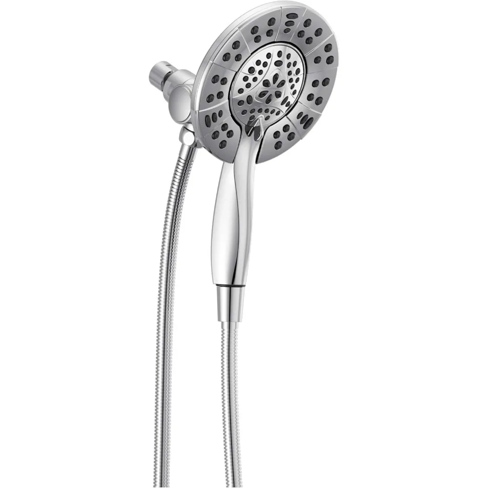 

4-Spray In2ition Dual Shower Head with Handheld Spray, Chrome Shower Head with Hose, Showerheads & Handheld Showers