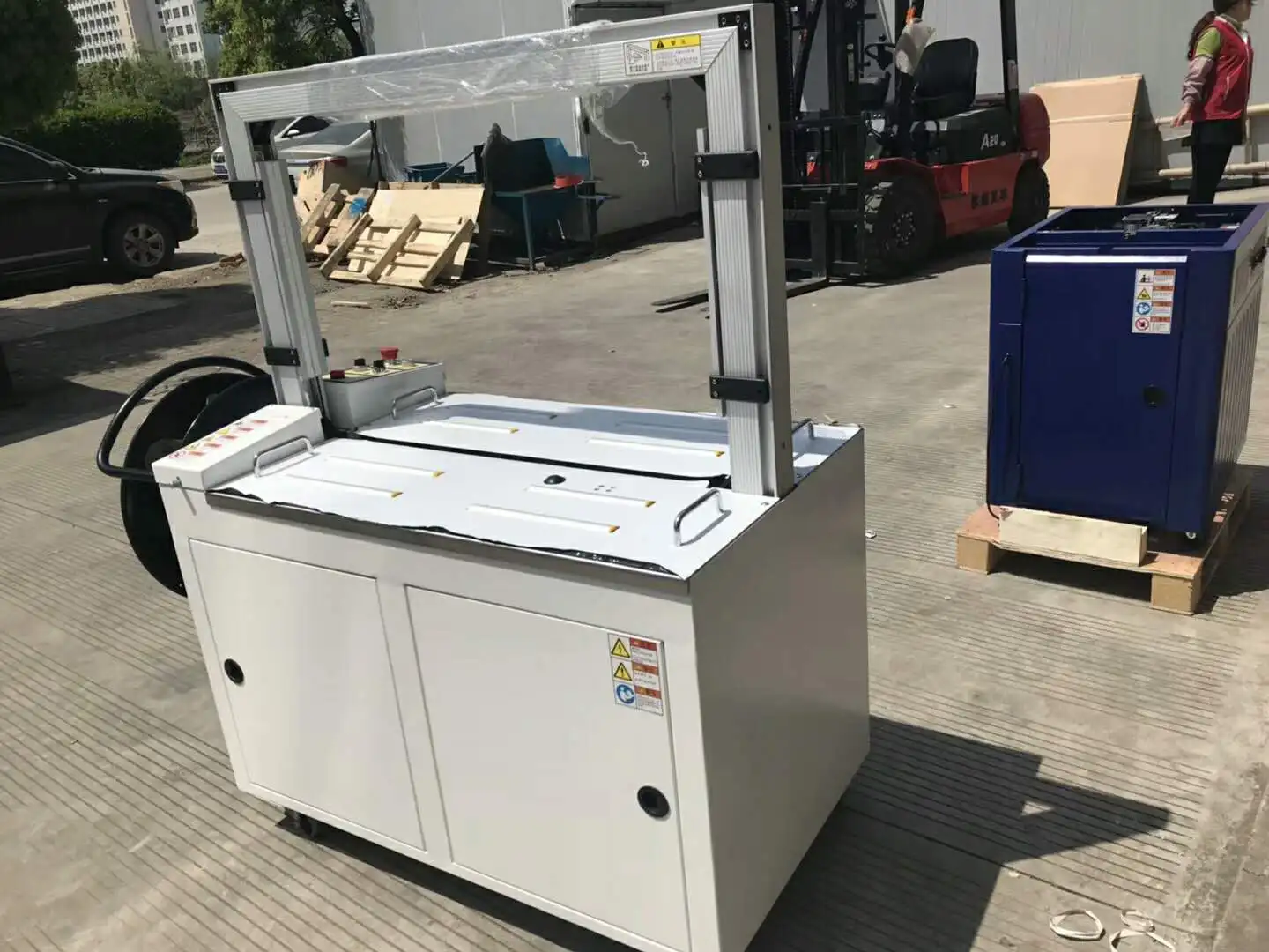 PP Strapping Machine High-speed Fully Automatic Strapping Packaging Machine Logistics Express Fully Automatic Strapping Machine