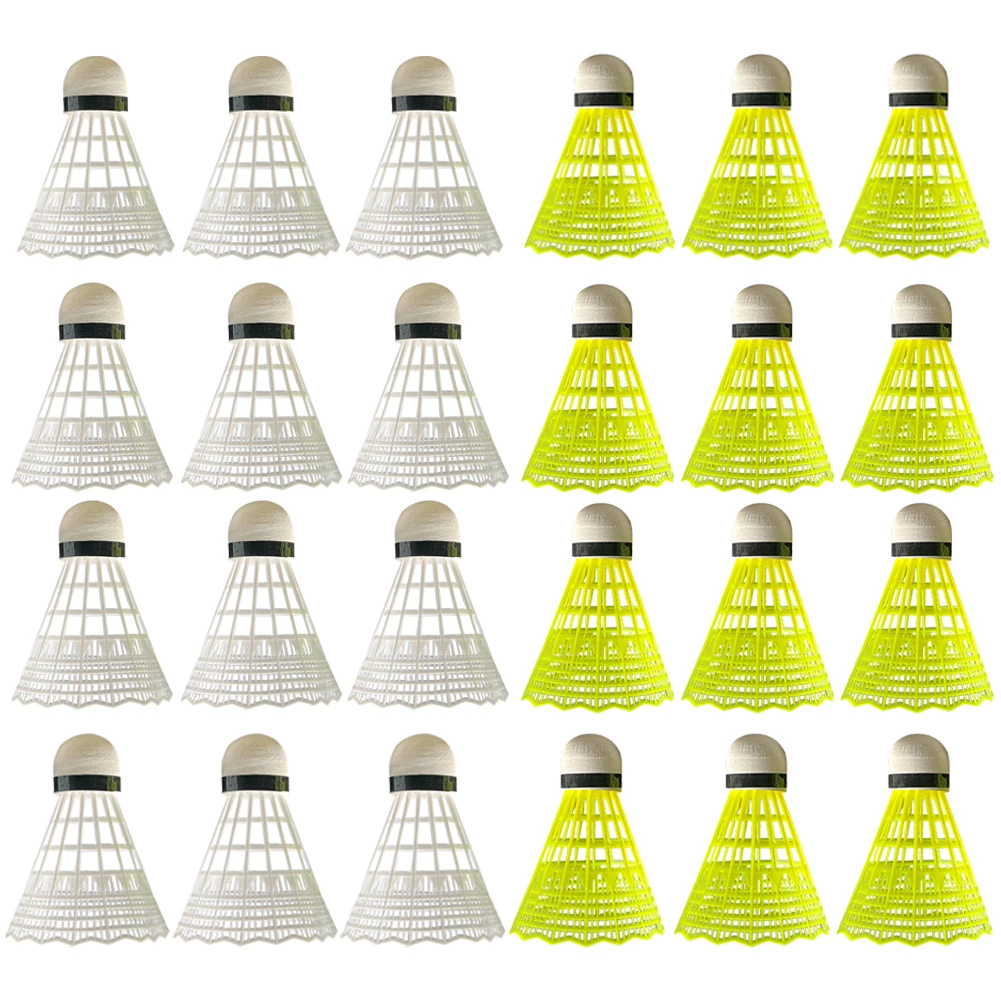 

3/6 Pcs Badminton Outdoor & Indoor Use Nylon Badminton PP Head Badminton for Sports Activities for Beginner Practice