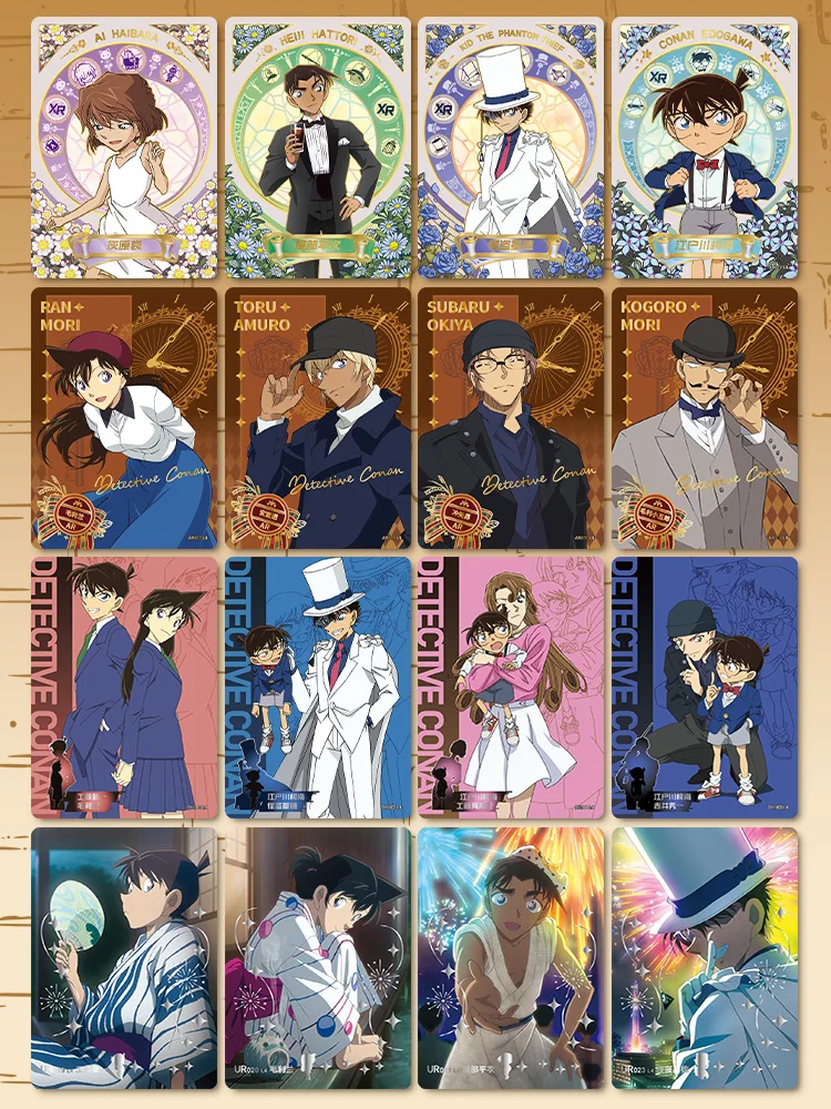 KAYOU Detective Conan Card Kudou Shinichi Kuroba Kaito Rachel Moore Fun Special Package Years Collection Card Детские игрушки в подарок