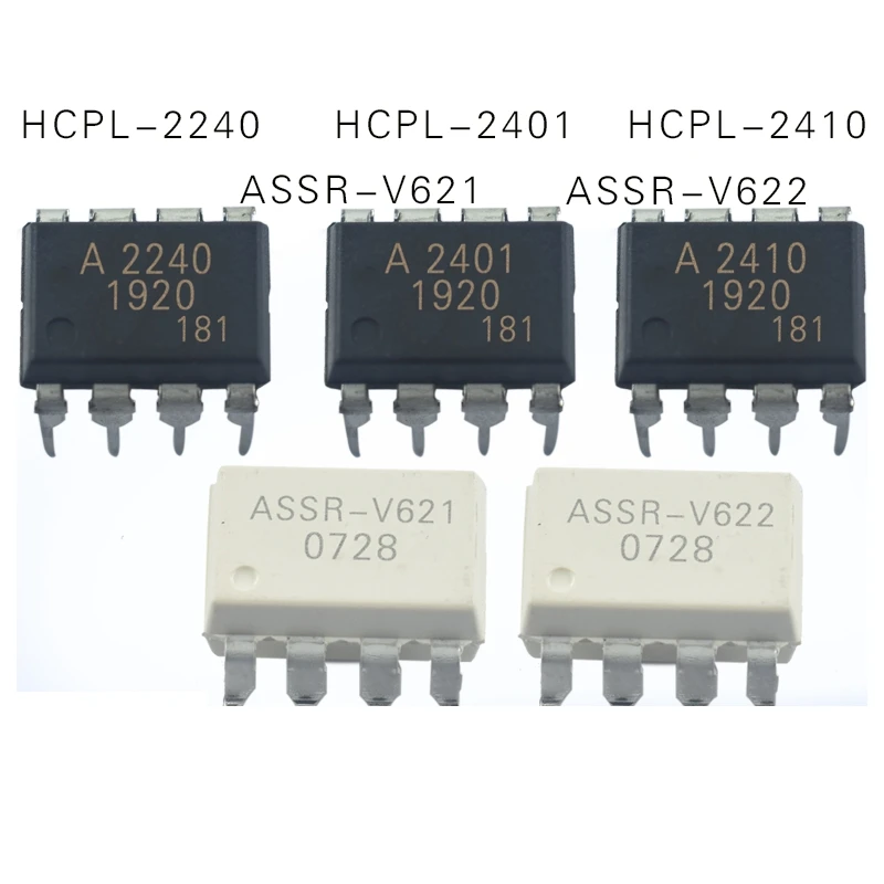 10PCS HCPL-2231 A2231 HCPL-2232 A2232 HCPL-2248V A2248V HCPL-2300 A2300 HCPL-2400 A2400 HCPL-2410 A2410 HCPL-2430 A2430 DIP/SOP8