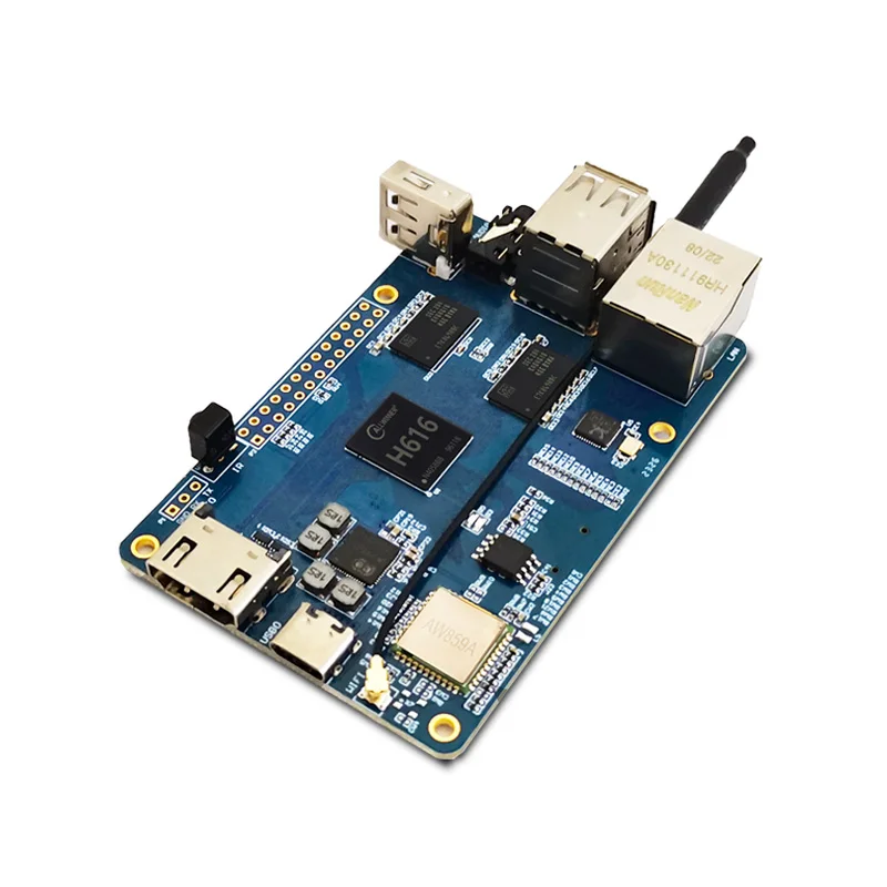 LCPI H616 płyta rozwojowa Allwinner ramię 1GB RAM WiFi + BT5.0 3D drukarka Android10 Ubuntu Debian PK Raspberry Pi