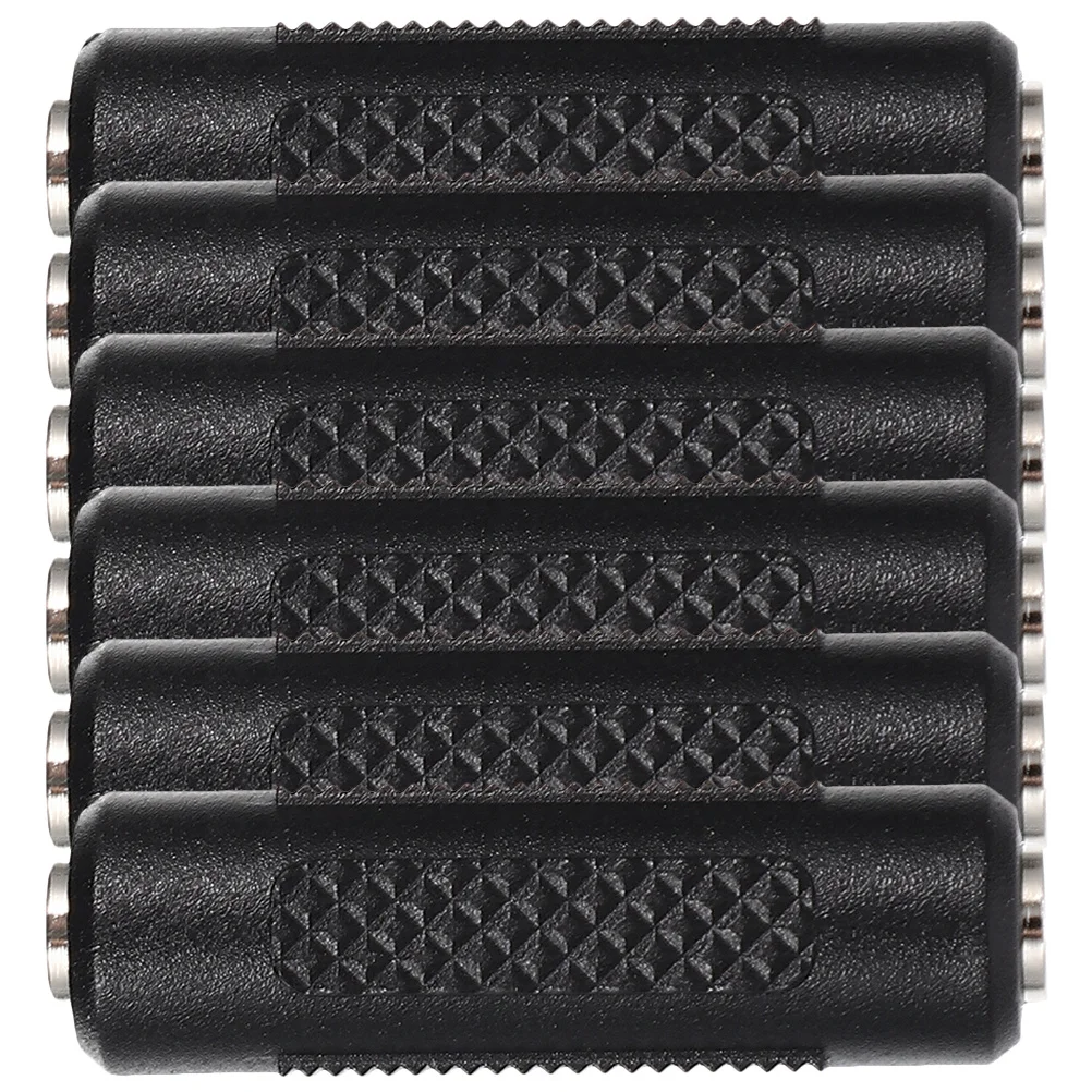 

6Pcs Mic Audio Adapter Stereo Headphone Connector 3.5mm Female to Female Jack Converter for Microphone Mixer Audio Devices