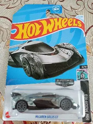 

2024-70 Hot Wheels Cars MCLAREN SOLUS GT ZAMAC 1/64 Коллекция металлических литых моделей игрушечных транспортных средств