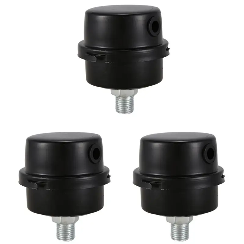 SDFC-3X Air Compressor Intake Filter Muffler 1/4BSP 13Mm Thread Black