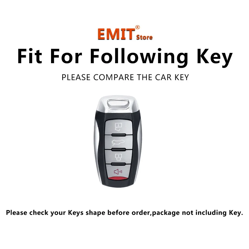 Autoschlüsseletui aus Zinklegierung für Great Wall Haval H6 Hover 2023 2024 2026 Schlüsselanhänger Fernbedienung Abdeckung Shell Gehäuse Halter Fob Zubehör – Detail 1