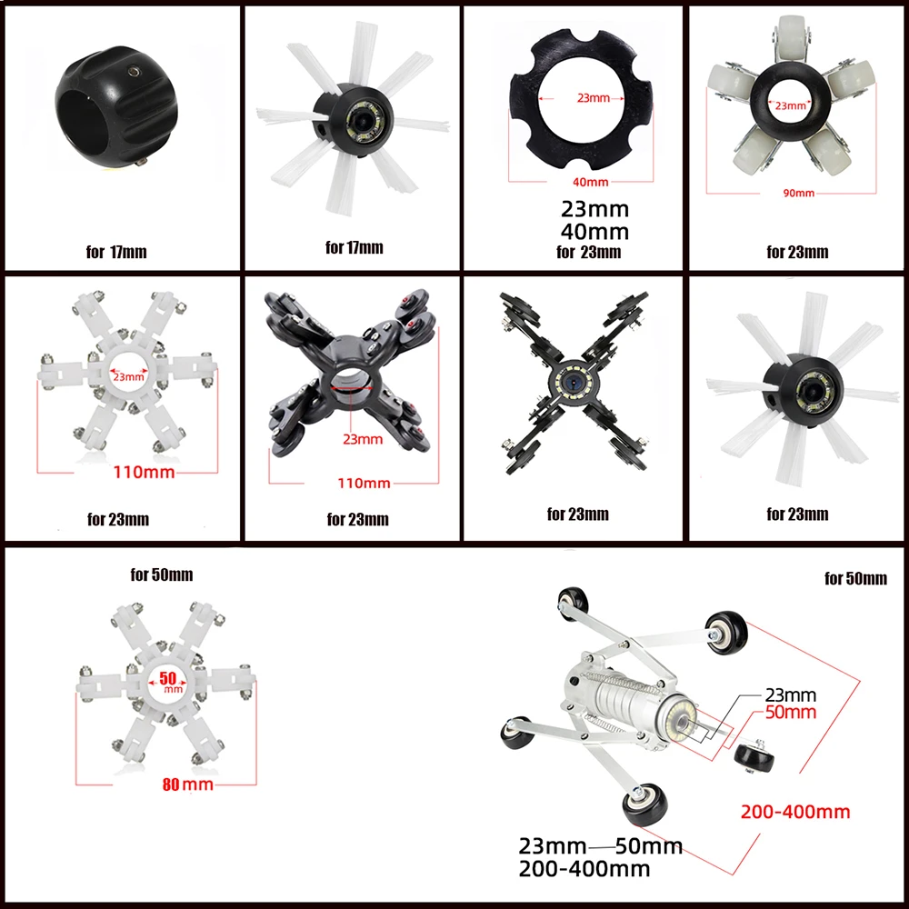 Кронштейн для эндоскопической камеры / центрирующее устройство для канализационных труб / держатель для камеры-эндоскопа