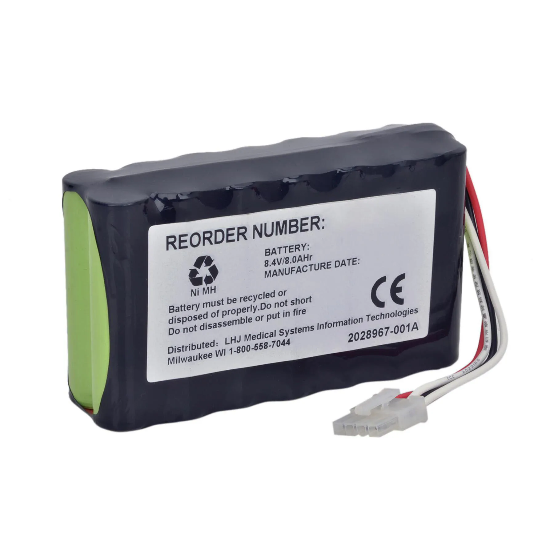 

Vital Signs Monitor battery For GE DASH2500,DASH 1800,General Electric / Ge 2023852-029,2023852-029,N1082,AMED2250,2023227-001