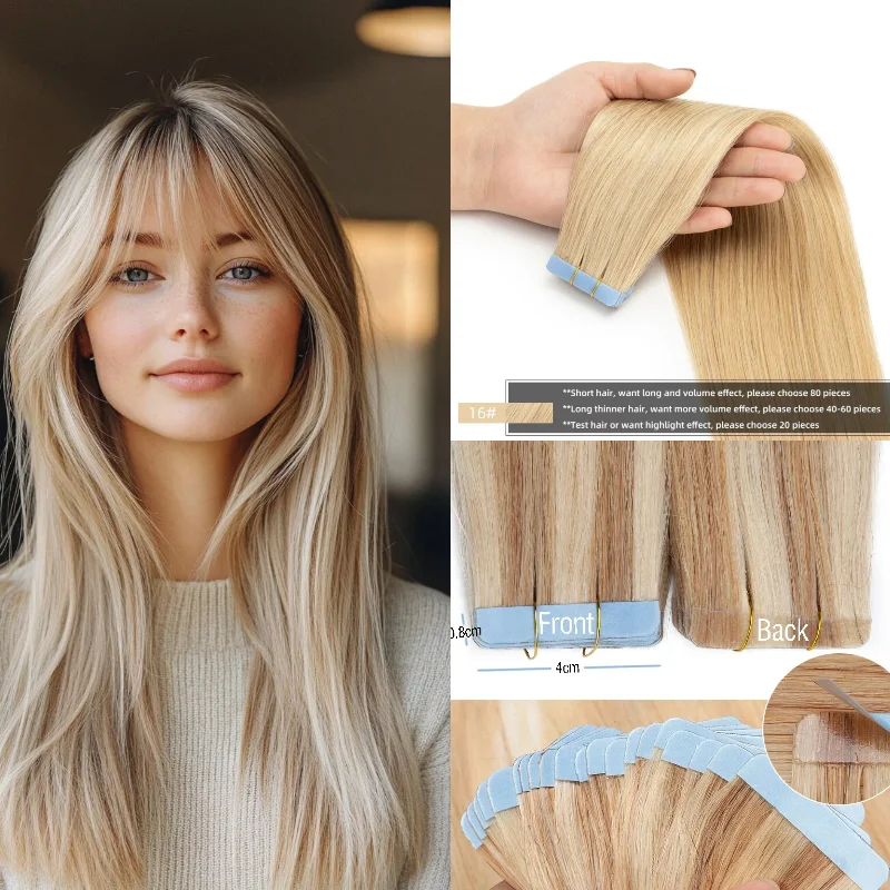 100-human-hair-tape-in-extensions-20pcs-22inch-straight-2-1001-transform-your-look-add-fullness-wedding-wholesale