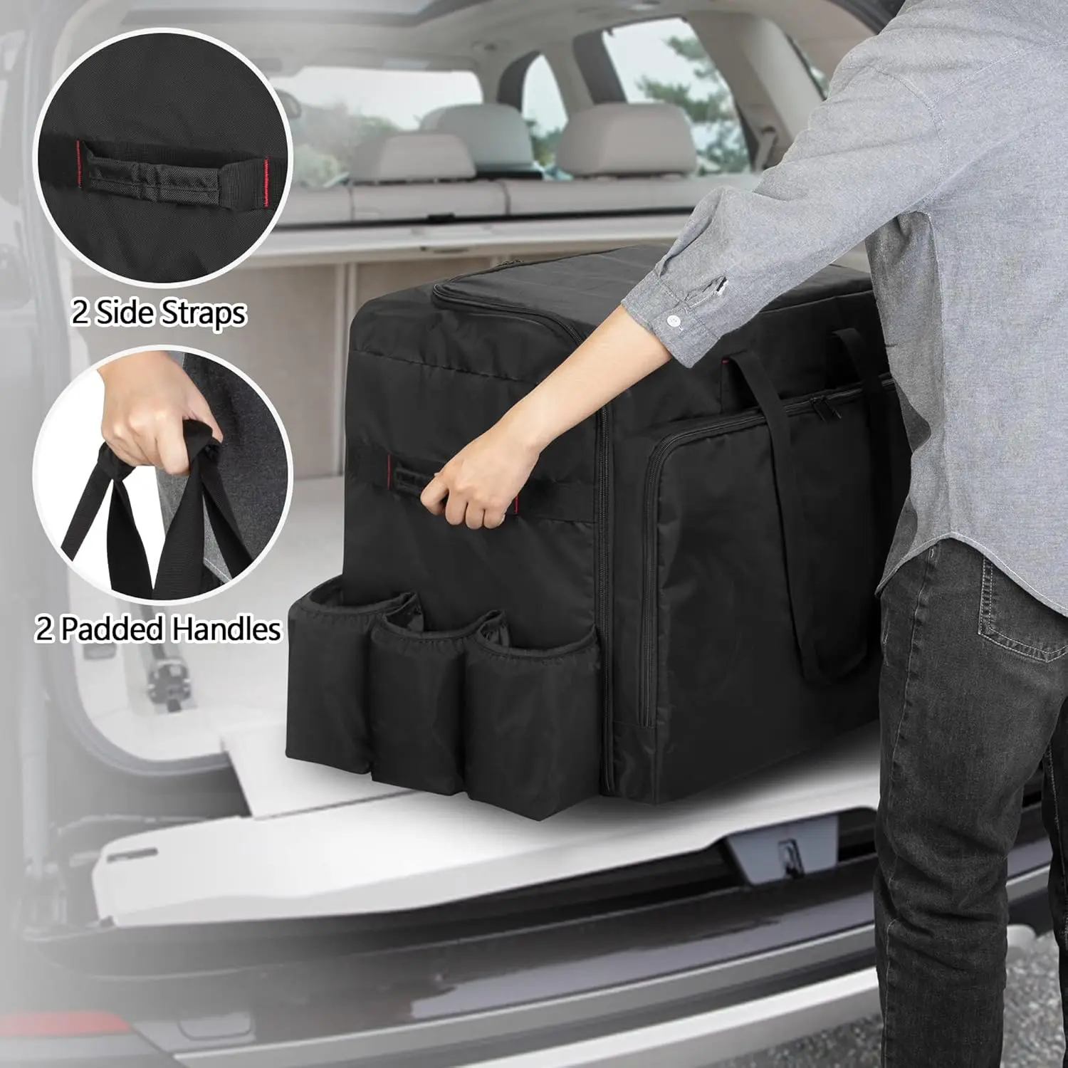 حقيبة حمل لفرن التخييم لمجموعة موقد الشيف للتخييم، حقيبة محمولة لملحقات فرن الغاز الخارجية