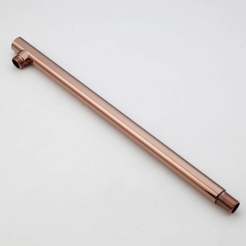 Torayvino Rose Gold 8" Round Rainfall Spout Bathroom Shower Faucet Wall Mounted Hand Showers Rotate Bathtub Mixer Water Tap Set - Image 5