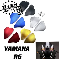 Couvercle Décoratif pour Trou de Pare-Brise de Rétroviseur, Accessoires de Moto pour YAMAHA NEW R6 2017 -2020 2021