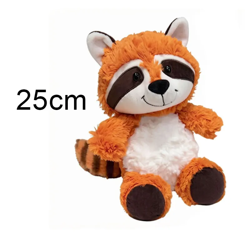 25-50cm Kawaii Waschbär Plüschtier, Niedliches Waschbär-Kuscheltier, Weiches Kissen für Mädchen, Kinder, Babys, Geburtstagsgeschenk