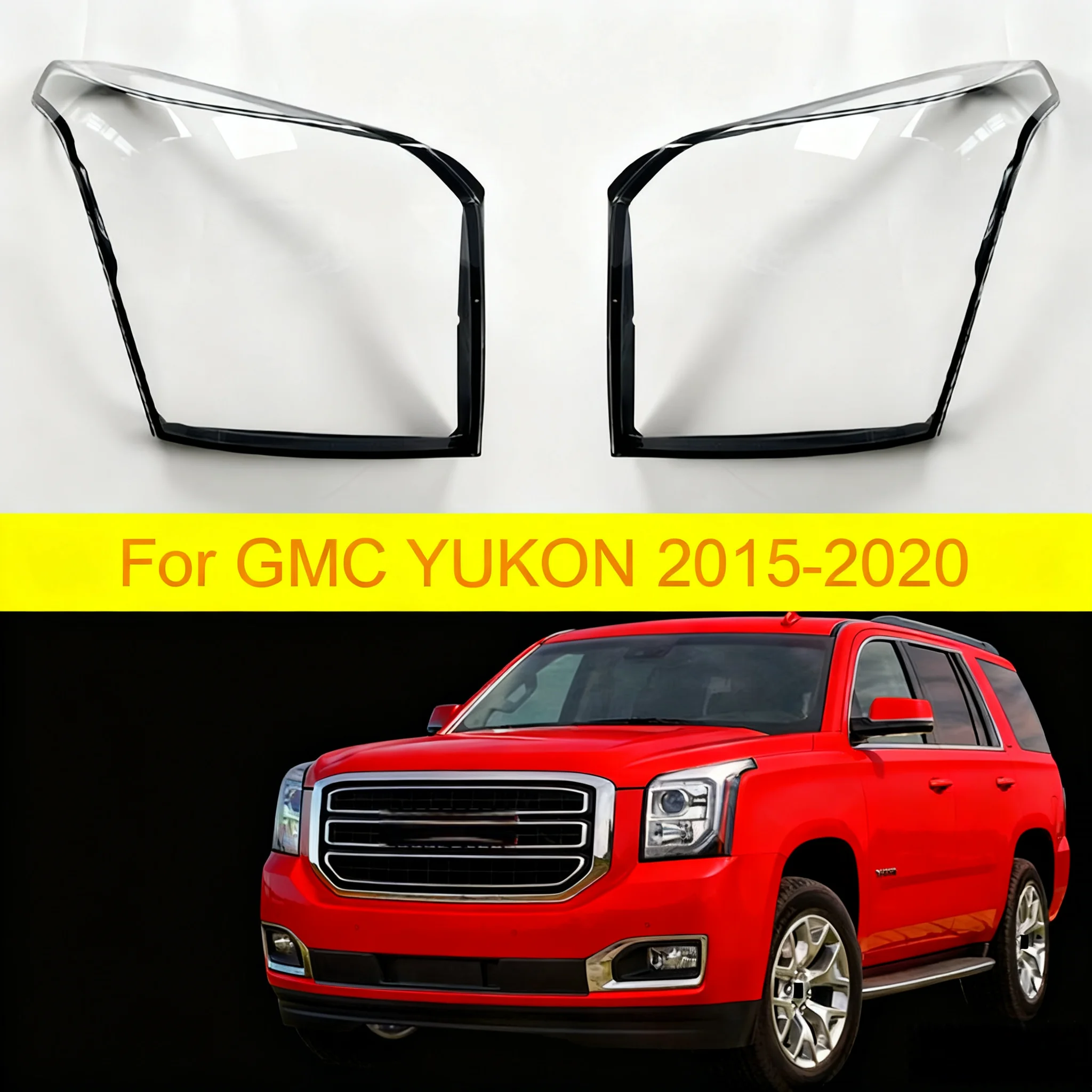

Car Headlight Cover Auto Headlamp Lampshade Lampcover Head Lamp Light Lens Shell For GMC YUKON 2015 2016 2017 2018 2019 2020