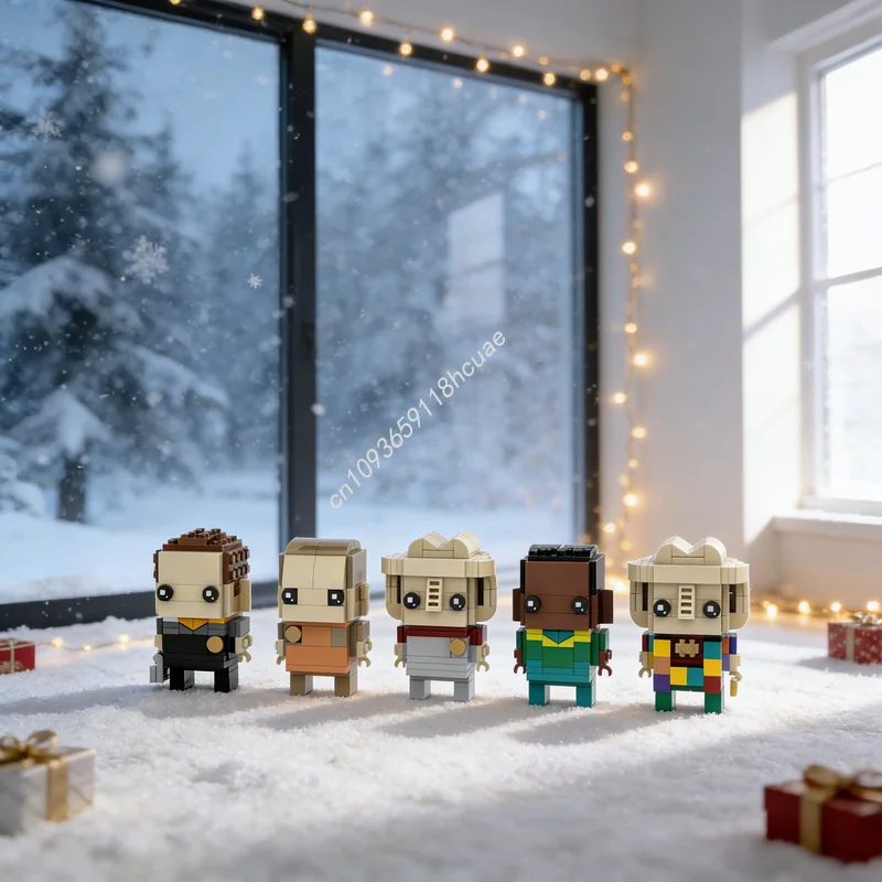 1288 Teile MOC Brickheadz Star Trek Deep Space Nine Modellbausatz Architektur Weihnachtsgeschenke Spielzeug DIY Kreative Idee