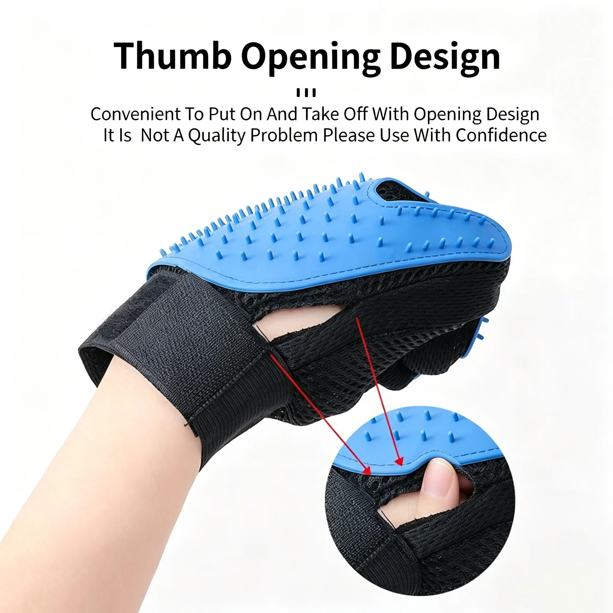 Pet Cat Dog Universal Silicone - огляд і ціна Pet Grooming Glove