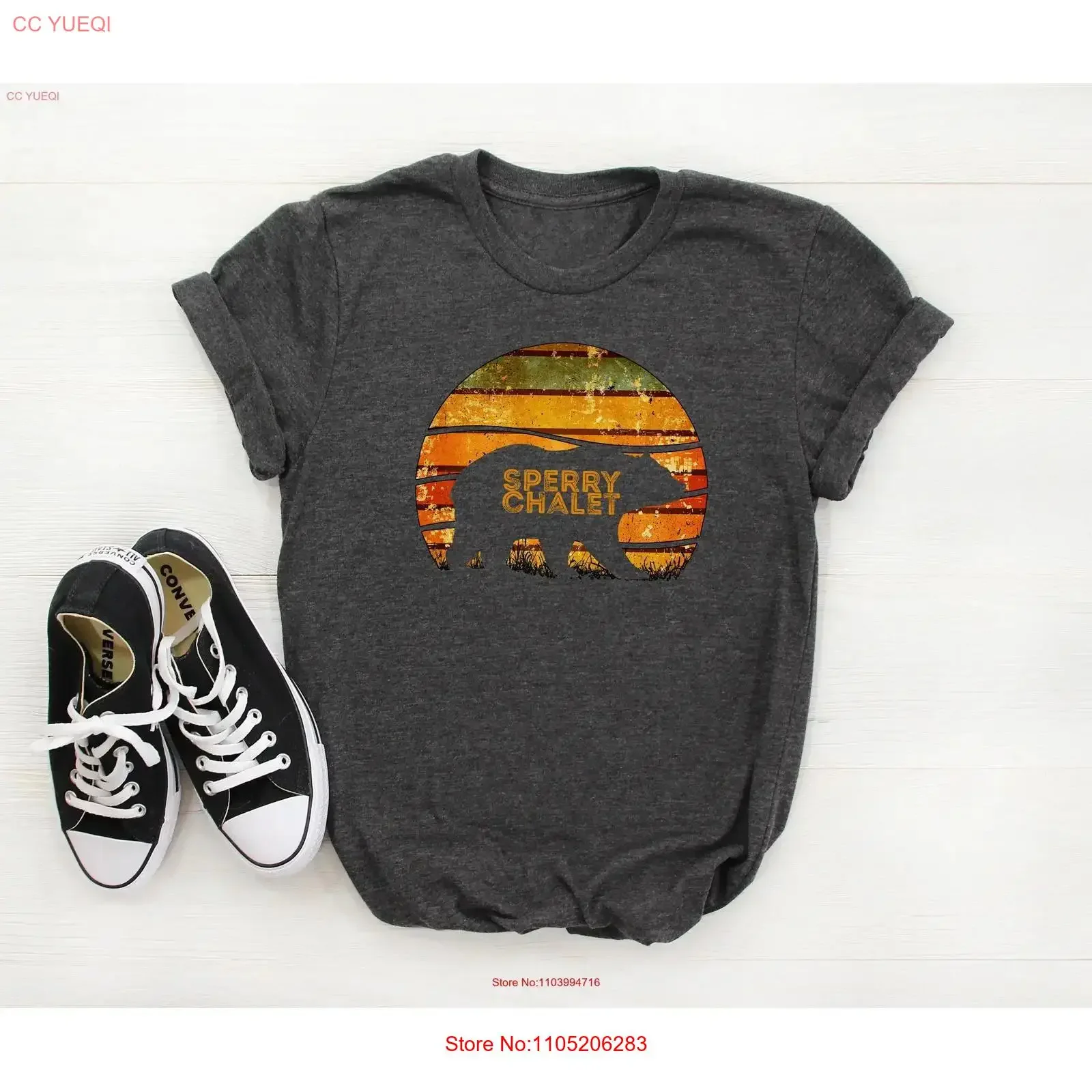 Sperry ChaleT T Shirt Glacier National Park Montana Grizzly Bear Souvenir Apparel GNP Family Vacation 406 MT UNISEX vintage