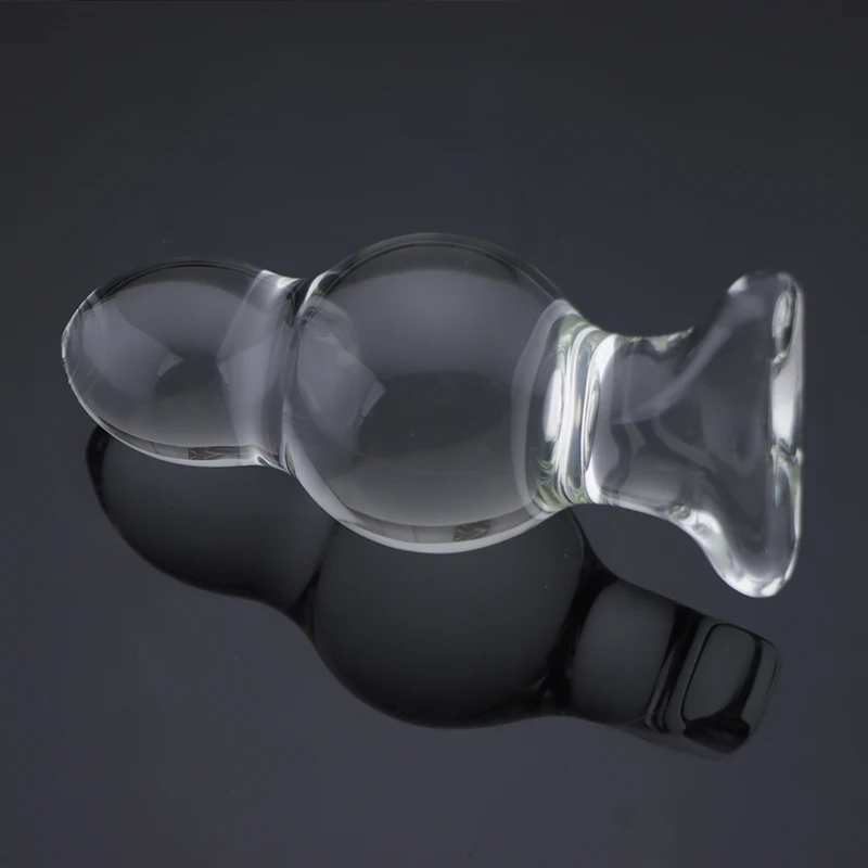 4 Size Crystal Anal Buttplug Anal Dildo Pyrex Glass Butt Plug Female Male Adult Masturbation Sex Toys Women Men Gay Anus Dilator