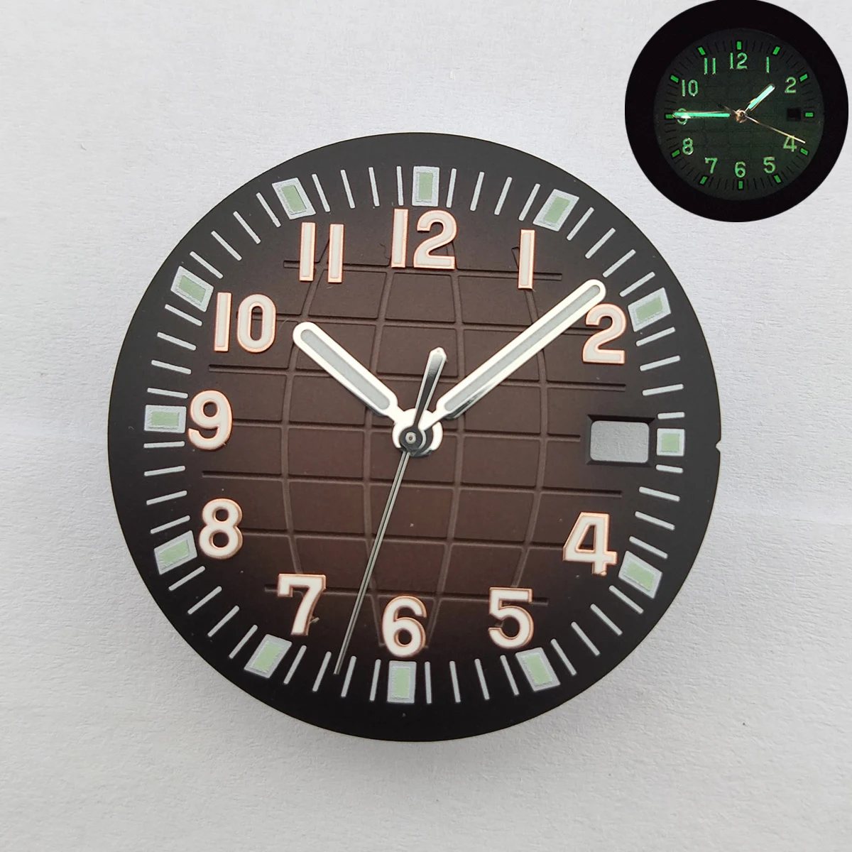 31.5mm nh35 dial NH35 case hands nh36 dial watch dial custom logo Miyota  NH36 case nh35 movement sports watch accessories parts