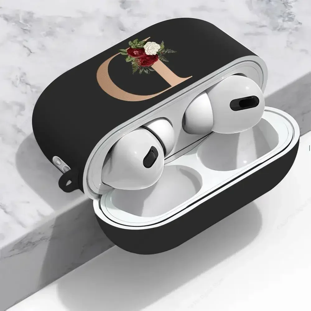 Модный силиконовый чехол с английскими буквами для Airpods 4 3 Pro 2, USB-чехол для гарнитуры, чехол с защитой от падения